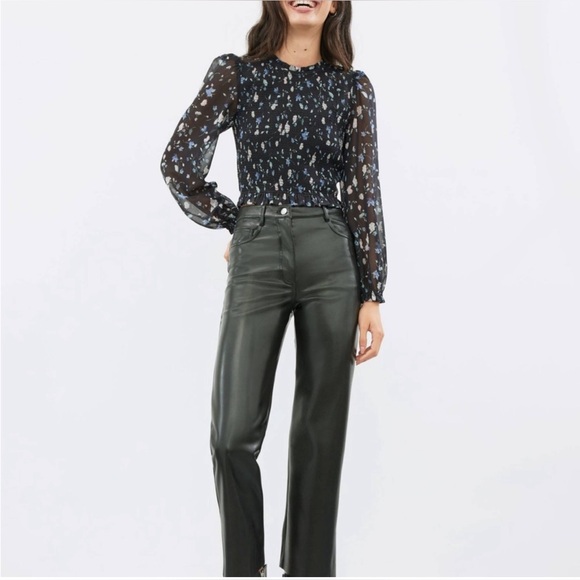 Dark Green Melina Pant, Wilfred, Aritzia - Picture 2 of 5